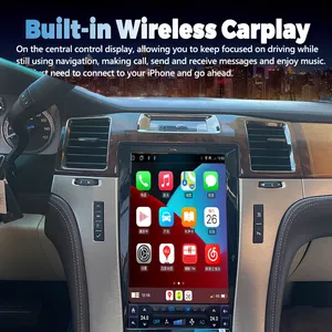 13.6inch cảm ứng Android Màn hình đài phát thanh 1din Bảng điều khiển <span class=keywords><strong>Cadillac</strong></span> leo thang 2007-2014 GPS Carplay <span class=keywords><strong>CD</strong></span> <span class=keywords><strong>Player</strong></span> đa phương tiện Video <span class=keywords><strong>Player</strong></span> - Product Image 4