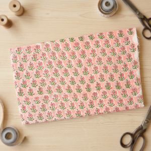 Tissu en coton tricoté uni de poids moyen résistant à l'eau Sanganer pour la confection de textiles de maison, de housses de sacs et de vêtements (vente en gros au mètre) - Product Image 2