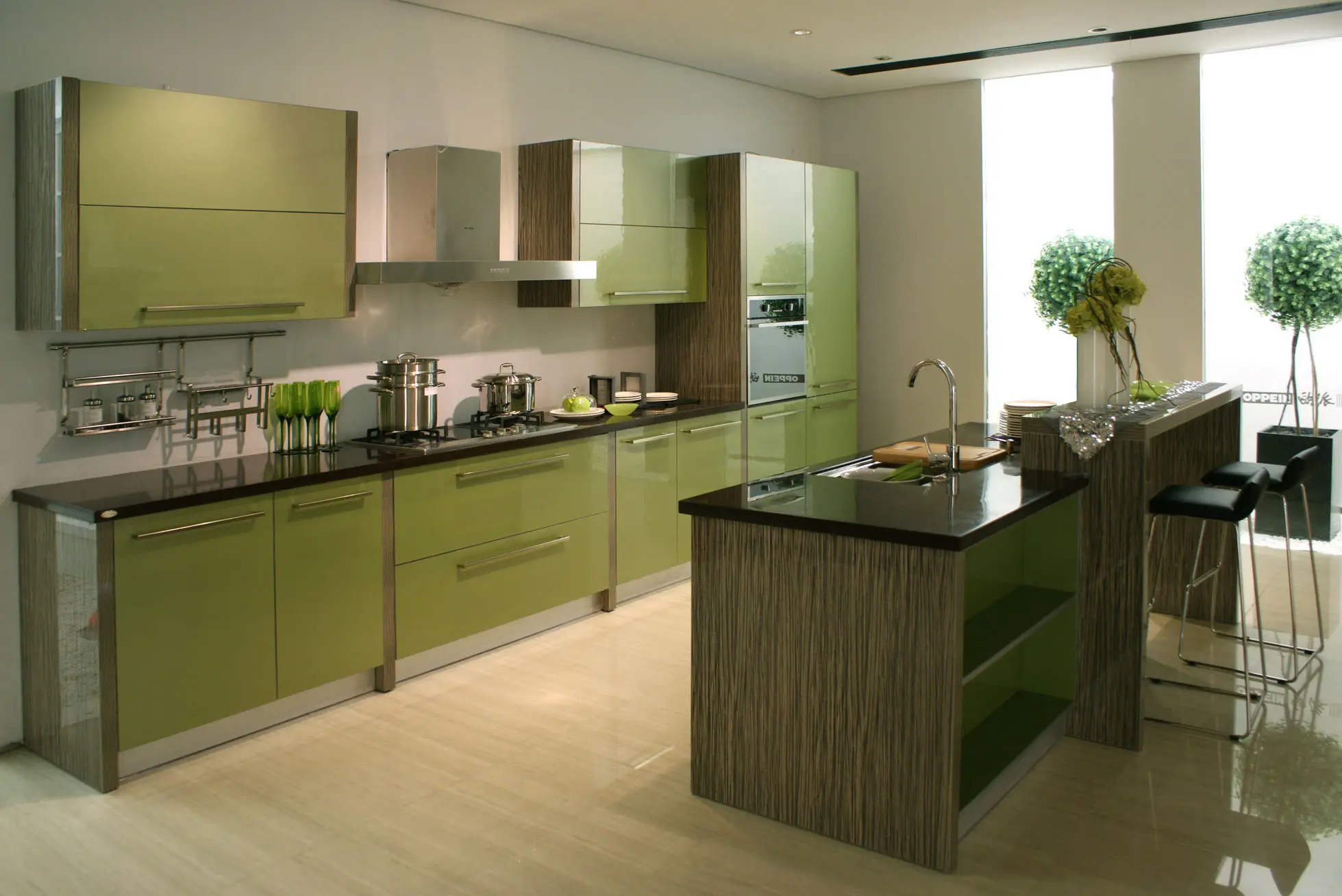 CBMMART-Ensemble complet de placards de cuisine en verre vert bleu menthe Shaker, armoires de cuisine de couleur verte ou bleue et grise