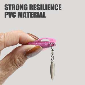 Leurre souple de pêche, jig en plomb, appâts en PVC, appât VIB, appâts artificiels rotatifs, appâts durs, cuillère en métal pour les poissons de la famille des ets - Product Image 4