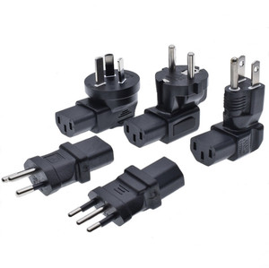 Cable adaptador de corriente de extensión UPS PDU IEC320 C5 <span class=keywords><strong>Mickey</strong></span> <span class=keywords><strong>Mouse</strong></span> hembra a C6 macho con adaptador intercambiable EU UK US AU - Product Image 6