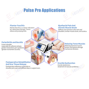 Máquina de Terapia de Ondas de Choque Neumáticas para Alivio del Dolor, Fisioterapia, Biofeedback, Control Remoto Inalámbrico para Rehabilitación - Product Image 5