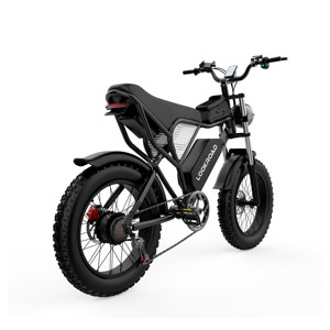 Vélo électrique tout-terrain Q30 20 pouces avec pneus larges, 48V 20Ah, double suspension, freins à disque hydrauliques, Shimano 7 vitesses, vélo électrique tout-terrain - Product Image 3