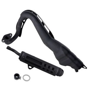 Silenziatore Marmitta Tubo di Scarico Kit di Sistema per PW80 PY80 PW PY BW 80 PEEWEE Dirt Motor Bike ATV <span class=keywords><strong>Quad</strong></span> Moto parte - Product Image 6