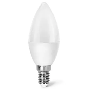 Bombilla LED C37 E14 7W, luz cálida, bajo consumo, larga duración; ideal para iluminación interior y decoración. - Product Image 1