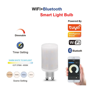Wifi tuya màu xanh răng G9 LED Đèn 230V nhựa Bìa G9 thông minh LED bóng đèn - Product Image 4