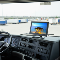 Mini monitor LCD de visión completa con interfaz VGA USB AV HDMI, monitor de alto brillo de 11,6 pulgadas para automóvil