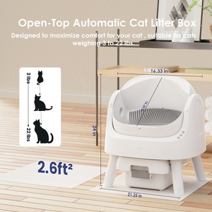 PetPivot Automatische Katzentoilette für Große Katzen mit Selbstreinigung, Smart-Sensor, Anti-Einklemm-Technologie, Geruchskontrolle und Großer Kapazität - Product Image 6