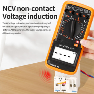 Multímetro Digital Sk 9205max de 4 Dígitos, 1000 V CC, 200 A CA, Apagado Automático, Detección de Voltaje en Vivo - Product Image 5