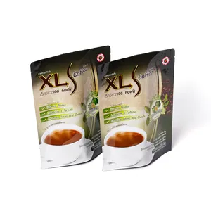 Zhongbao 하이 퀄리티 커피 가루 빈 파우치 맞춤형 열 씰 방지 커피 스탠드 백 12oz 커피 빈 포장