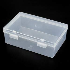 Cotton Swab Storage <b>Box</b> Plastic Transparent With Lid For Makeup And Cleaning Use <b>Small</b> Size 12L Capacity - Product Image 4