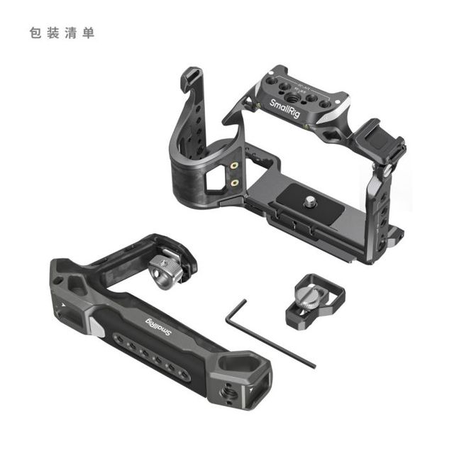 6030 Professional Camera Cage Rig Aluminum Alloy Frame with Multiple Expansion Options for Video Shooting