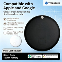 Mini traceur intelligent à double système compatible avec l'application Android IOS Find My, dispositif anti-perte Bluetooth