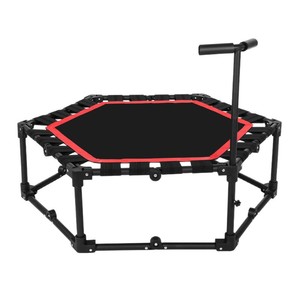 Trampolín con estructura de acero para uso en interiores, capacidad de carga de 200 kg, diseño duradero, cama de salto segura para adultos y niños. - Product Image 2