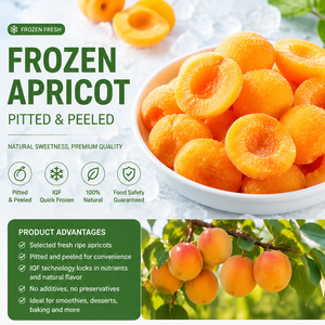 Abricots surgelés IQF, carton de 10 <span class=keywords><strong>kg</strong></span> |   Certifié BRC HACCP |   Approvisionnement en gros de fruits surgelés - Product Image 1