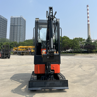 Harga terbaik ekskavator perayap Mini ekskavator kecil 0.8 Ton 1 Ton 1.2 Ton dengan 3 ember gratis
