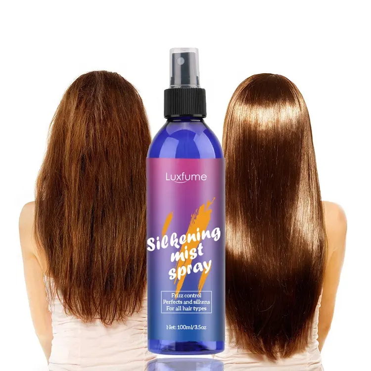 Oalen Private Label Silkening Mist Hair Spray Add Shine Protects Hair Against Damage Smooth Hair Silkening Spray