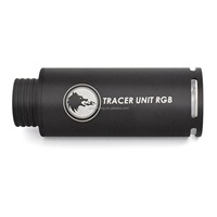 Traceur compact en alliage d'aluminium rechargeable et léger avec lumières LED UV pour l'airsoft et l'utilisation en extérieur