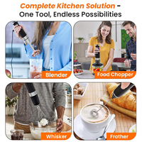 Mixeur plongeant 3-en-1 détachable à commande manuelle