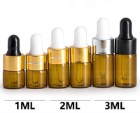 Emballages cosmétiques personnalisés à faible MOQ, série mini format voyage, flacons vides en verre PET pour huile, impression sérigraphiée, bouchon pompe