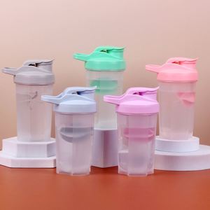 Vente en gros de gobelets sportifs écologiques portables en plastique de 500 ml, compatibles lave-vaisselle, pour boire directement, fitness, nutrition, protéines en poudre, shaker - Product Image 4