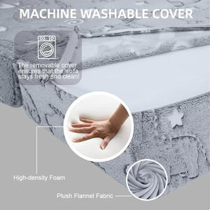 Canapé-<span class=keywords><strong>lit</strong></span> convertible pour enfants, style dessin animé, lumineux dans le noir, 2 en 1, en gros, pour le salon - Product Image 3