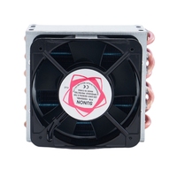 Mini condenseur de refroidissement par air pour climatiseur 12V, équipement d'échange thermique pour usine, pour tube en cuivre de 7 mm à ailettes