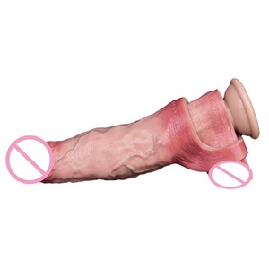 Extensor de Pene con Anillo Antideslizante ORALSX, Funda Vibradora para Pene, Juguetes Sexuales, Condón Vibrador para Hombres - Product Image 4