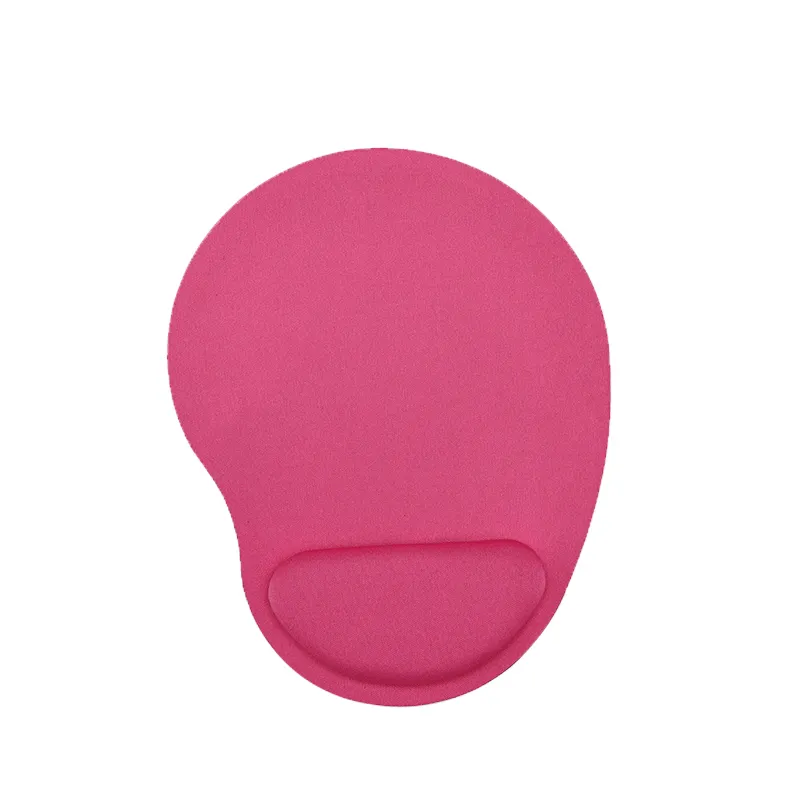 Yaratıcı kişilik rahat köpük bilek desteği EVA Mouse Pad pembe renkte ergonomik tasarım ofis Mouse Pad