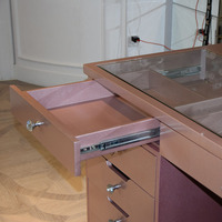 En stock aux États-Unis ! Meuble de toilette Docarellife, coiffeuse de chambre à coucher avec miroir éclairé