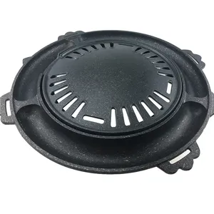 Koreaanse Bbq Grill Platen Barbecue, Ronde Barbecue Grill Rooster, Korea Non Stick Pan