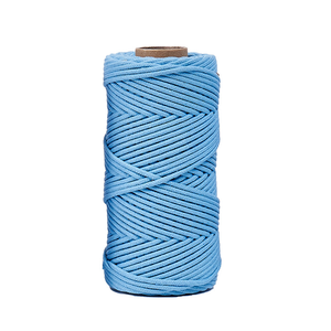 Cordon en coton <span class=keywords><strong>macramé</strong></span> rond de 3 mm de diamètre, de bonne qualité, coloré, bon marché, fabriqué en usine - Product Image 3