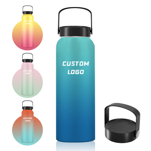 High Quality Custom Logo Sports Double Wall Vacuum <b>Flask</b> Insulated Stainless Steel Water Bottle Custom for Travel Camping - Product Image 3