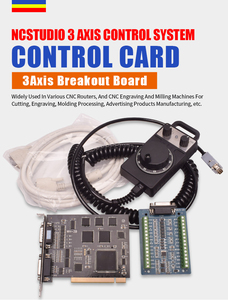 Tarjeta de Sistema de Control de 3 Ejes Ncstudio con Volante Electrónico para Máquina Router - Product Image 3