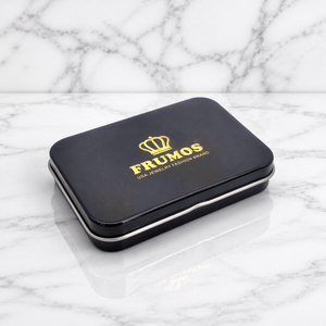 Caja de Metal Rectangular Pequeña con Tapa Abatible, Personalizable con Marca, para Empaque de Velas Artesanales, Reciclada - Product Image 4