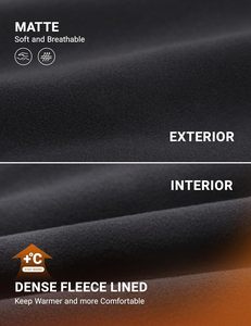 Leggings CRZ YOGA à contrôle du ventre, couleur contrastée, doublure en polaire mate, 28'', thermiques, décontractés, pour le sport, pour femmes, longueur intégrale, hiver - Product Image 3