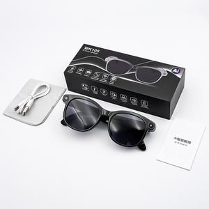 SANVNET AI Smart <b>Glasses</b> <b>Camera</b> 8MP 1080P 1GB IP67 Waterproof Type-C Charging Polarized Lens Sunglasses WK105 Touch App Control - Product Image 2