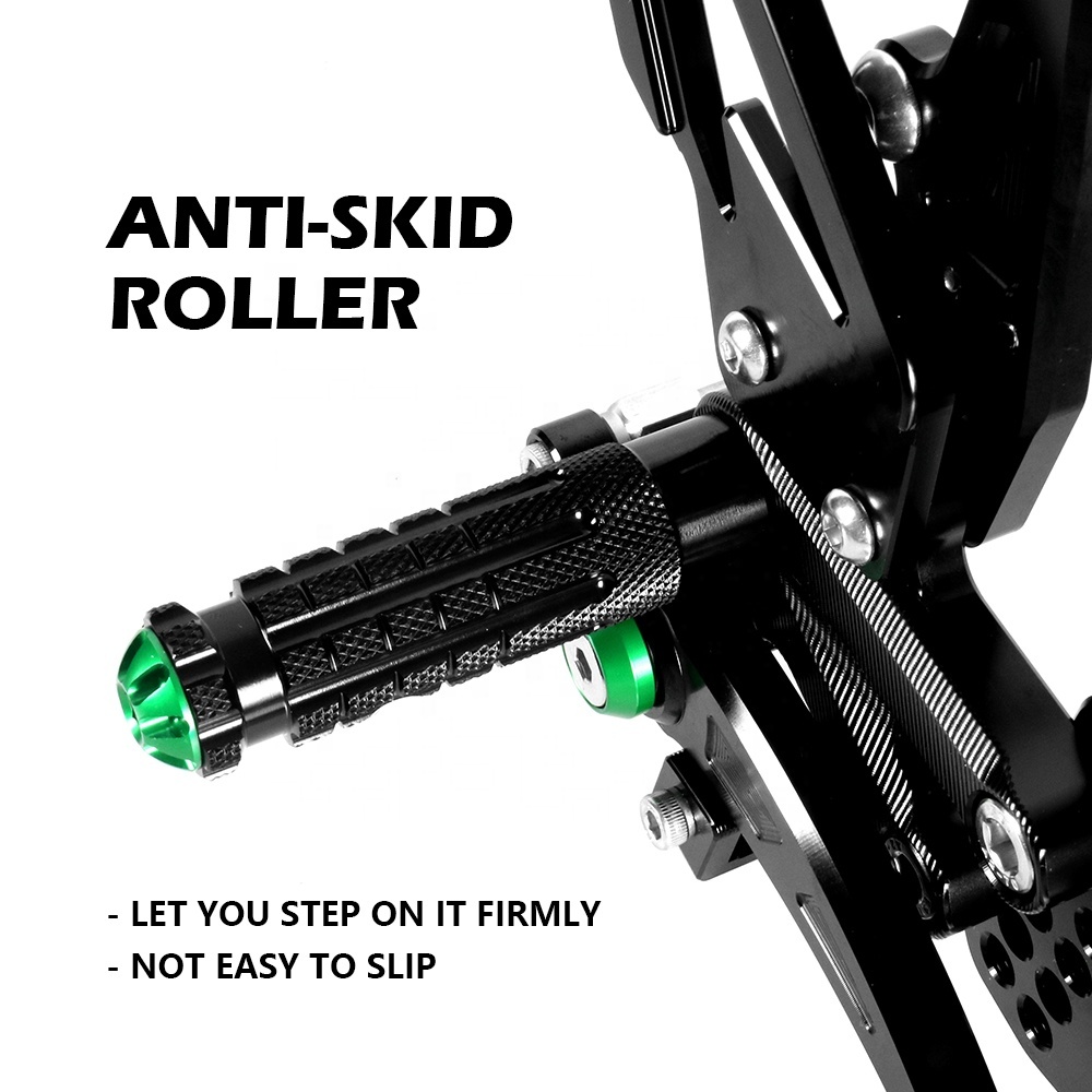 ZX4R Motorcycle Adjustable Rear Sets Foot Pegs for KAWASAKI