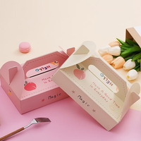 Boîtes alimentaires personnalisées anti-graisse pour la vente à emporter, boîte à poulet frit, boîte à bagels West Point, boîte à donuts, boîte à gâteaux