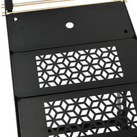 Muebles de Exterior, Mesa Plegable Portátil, Ligera y Compacta, de Aleación de Aluminio, para Campamento Táctico