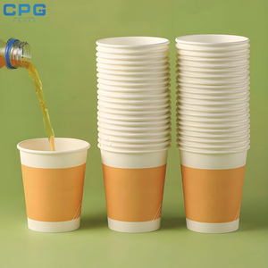 แก้วกระดาษแบบมีผนังลูกฟูก ขนาด 20 ออนซ์ ปลอดสาร BPA ทนความร้อน พิมพ์โลโก้ตามสั่ง สำหรับร้านสมูทตี้ จำหน่ายส่งจากโรงงาน - Product Image 2