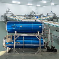 Autoclave grande capacité entièrement automatique pour la stérilisation par retortage – Équipement de transformation alimentaire