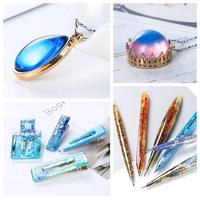 Kit de démarrage en résine UV pour débutant, résine époxy, cristal transparent, dur et Ultraviolet pour bricolage, pendentifs d'art, 100g