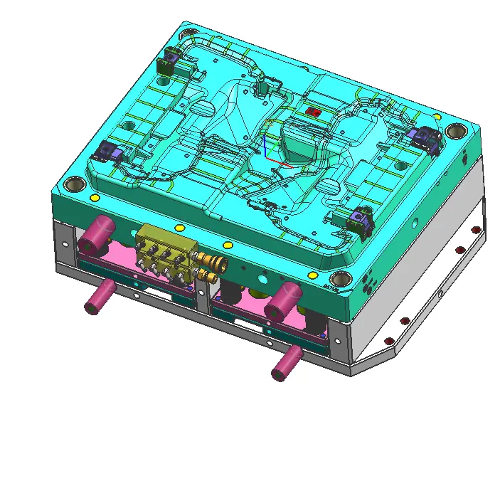 저온 저압 PCB 코일 커넥터 센서 LED 부품 성형 사출 금형 제조