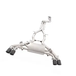 Tubo de Escape Intermedio para <span class=keywords><strong>BMW</strong></span> S58 X3M F97/X4M F98 3.0T 2018-2023, Tubo de Escape con Válvula y Silenciador - Product Image 2