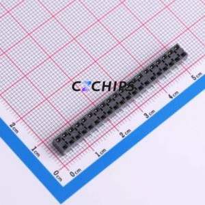 HLE-120-02-F-DV-BE Pin Socket SMD,P=2.54mm Connector 2.54mm 2.54mm Square Hole Vertical Mount - Product Image 1