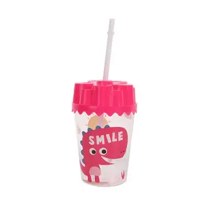 Dinosaur Cups with straw kids Travel Tumblers Water Bottle Ice Coffee Mugs  Reusable Plastic Party Cu…See more Dinosaur Cups with straw kids Travel