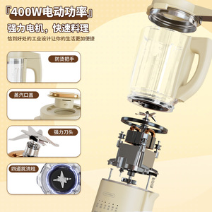 Soy Milk Maker 1.75L Microcomputer Control Multifunctional Electric For 3-4 People - Product Image 5