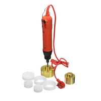 Capsuleuse manuelle de vis électrique pour bouteilles, avec verrouillage, ml