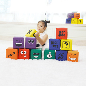 Bán Buôn Trẻ Em Thân Thiện Với Môi Đầy Màu Sắc Bọt Khối Xây Dựng Khối Bọt Chơi Cube Mềm Chơi Khối - Product Image 4